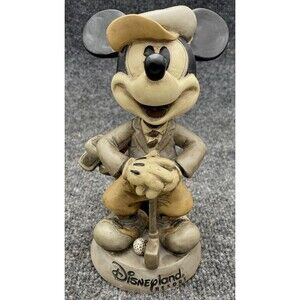 Vintage Disneyland Resort Mickey Mouse Golf Bobblehead 8″ Disneyana Collectible